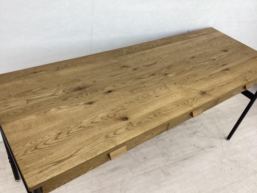関家具 (セキカグ) ワークデスク ガクト デスク 1500 WF-1 幅:約150㎝ ブラウン