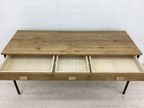 関家具 (セキカグ) ワークデスク ガクト デスク 1500 WF-1 幅:約150㎝ ブラウン