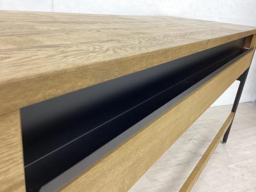 関家具 (セキカグ) ワークデスク ガクト デスク 1500 WF-1 幅:約150㎝ ブラウン