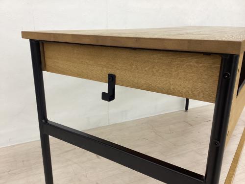 関家具 (セキカグ) ワークデスク ガクト デスク 1500 WF-1 幅:約150㎝ ブラウン