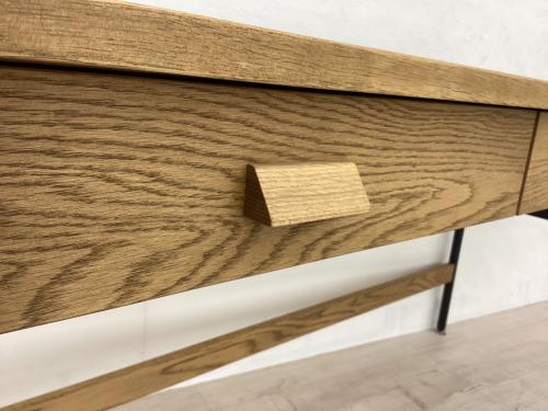 関家具 (セキカグ) ワークデスク ガクト デスク 1500 WF-1 幅:約150㎝ ブラウン