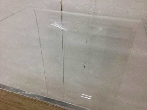 INSHORE (インショア) アクリルコンビテーブル　クリア＆ホワイト