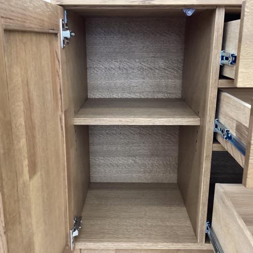 Oaky キャビネット Oakyオーキィキャビネット幅８０ ブラウン