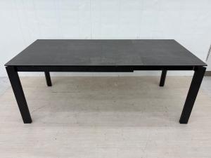 CALLIGARIS (カリガリス) ダイニングテーブル DUCA伸長式セラミックテーブル ブラック