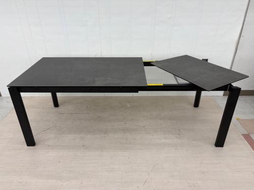 CALLIGARIS (カリガリス) ダイニングテーブル DUCA伸長式セラミックテーブル ブラック