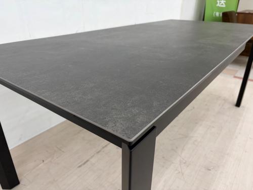 CALLIGARIS (カリガリス) ダイニングテーブル DUCA伸長式セラミックテーブル ブラック