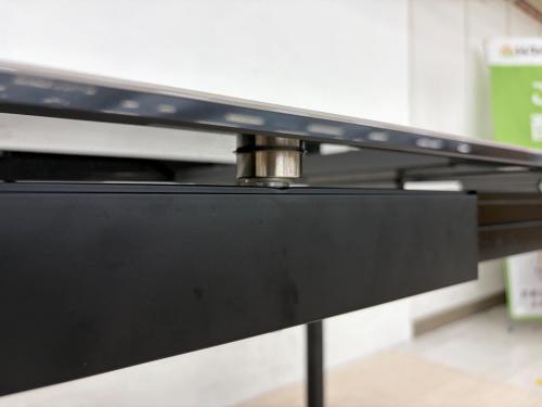 CALLIGARIS (カリガリス) ダイニングテーブル DUCA伸長式セラミックテーブル ブラック