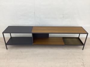 Franc franc (フランフラン) ローボード 幅:約180㎝ ナチュラル×グレー AFUSION