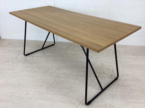 無印良品 (ムジルシリョウヒン) 折りたたみテーブル 幅:約160㎝ ナチュラル