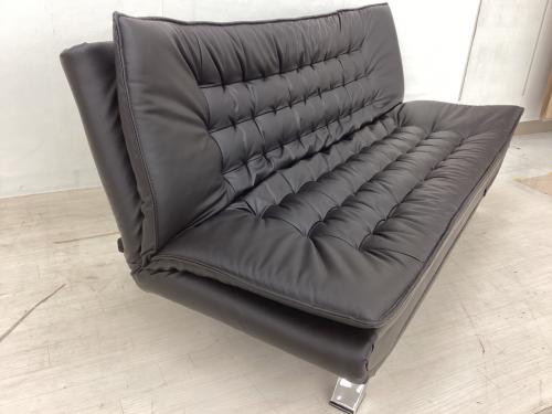 ニトリ ソファーベッド ダークブラウン N-SHIELD ROCK