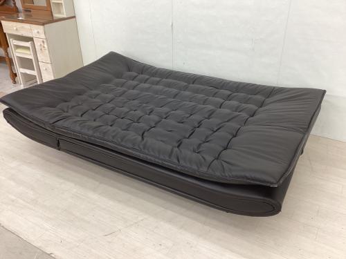 ニトリ ソファーベッド ダークブラウン N-SHIELD ROCK