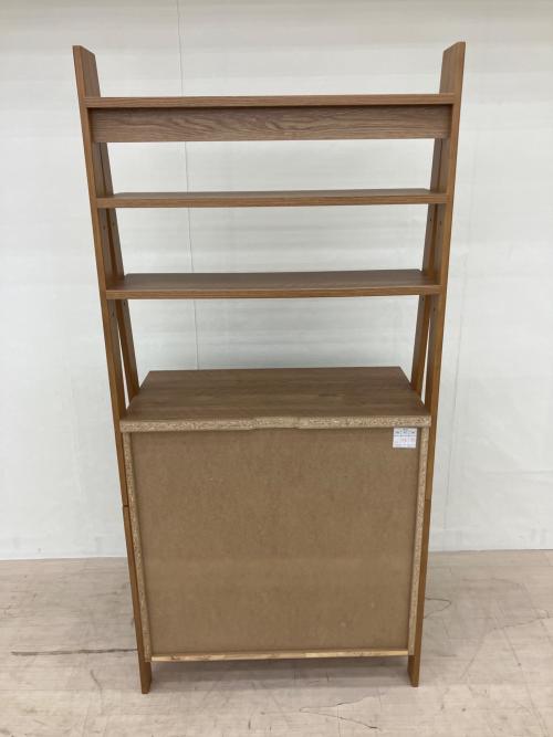 ニトリ チェストラック ブラウン×ナチュラル ランダム2 80