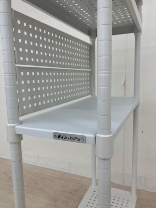Bauhutte (バウヒュッテ) デスクサイドラック ホワイト