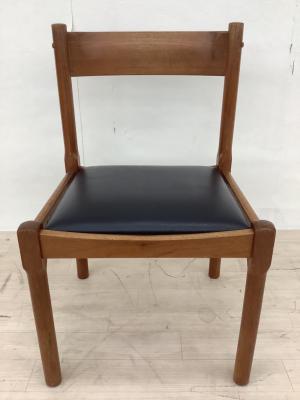 Hi-Land (ハイランド) ダイニングチェアー デンマーク製 ブラウン×ブラック