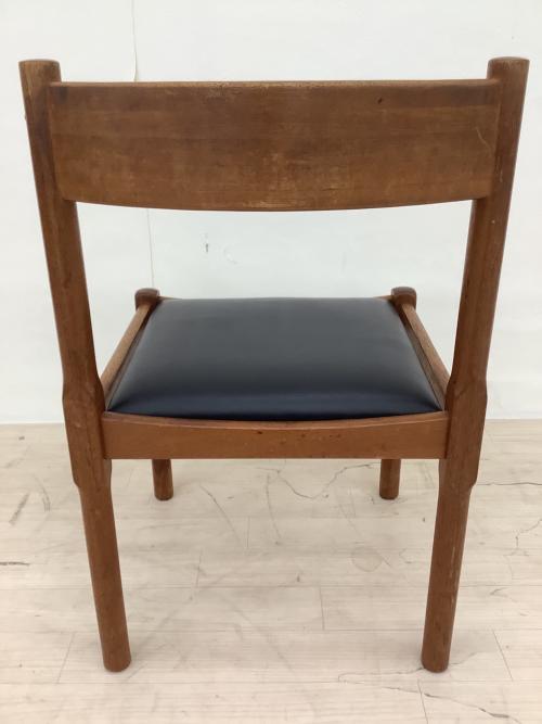 Hi-Land (ハイランド) ダイニングチェアー デンマーク製 ブラウン×ブラック