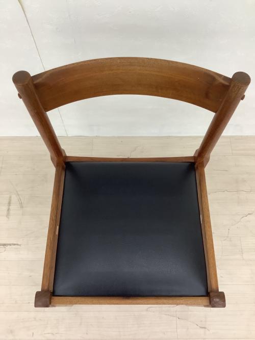 Hi-Land (ハイランド) ダイニングチェアー デンマーク製 ブラウン×ブラック