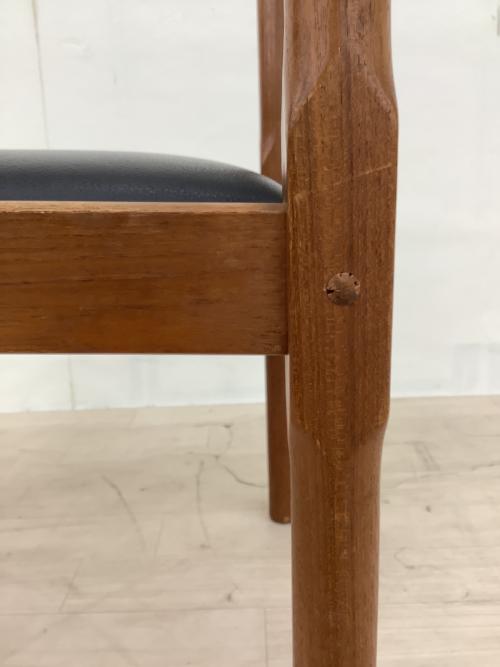 Hi-Land (ハイランド) ダイニングチェアー デンマーク製 ブラウン×ブラック