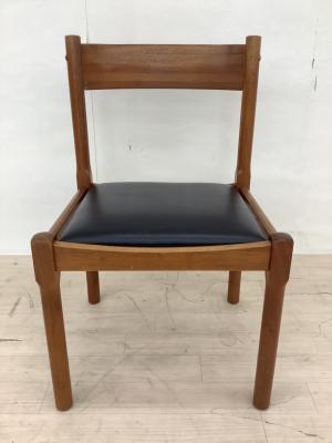 Hi-Land (ハイランド) ダイニングチェアー デンマーク製 ブラウン×ブラック