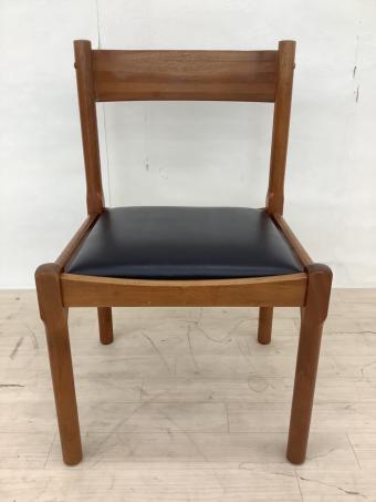 Hi-Land (ハイランド) ダイニングチェアー デンマーク製 ブラウン×ブラック