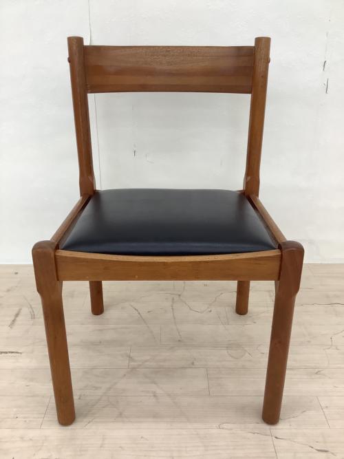 Hi-Land (ハイランド) ダイニングチェアー デンマーク製 ブラウン×ブラック