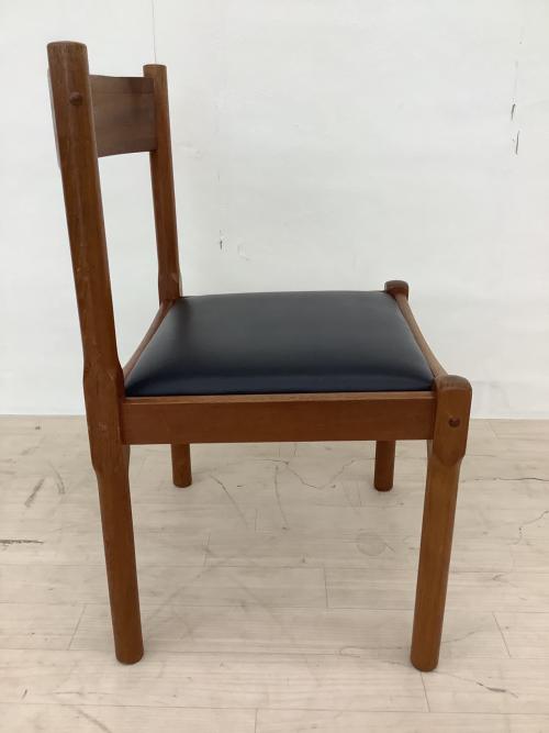 Hi-Land (ハイランド) ダイニングチェアー デンマーク製 ブラウン×ブラック