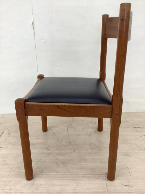 Hi-Land (ハイランド) ダイニングチェアー デンマーク製 ブラウン×ブラック