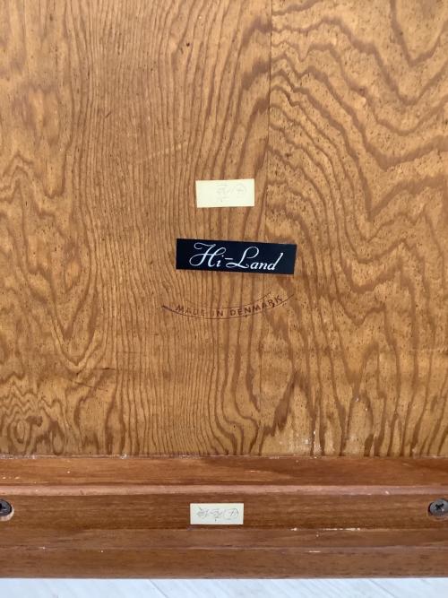 Hi-Land (ハイランド) ダイニングチェアー デンマーク製 ブラウン×ブラック