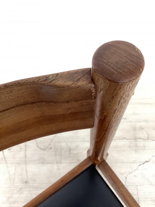 Hi-Land (ハイランド) ダイニングチェアー デンマーク製 ブラウン×ブラック