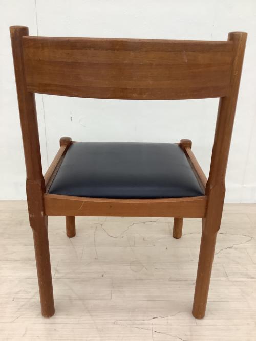 Hi-Land (ハイランド) ダイニングチェアー デンマーク製 ブラウン×ブラック