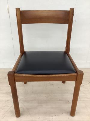 Hi-Land (ハイランド) ダイニングチェアー デンマーク製 ブラウン×ブラック