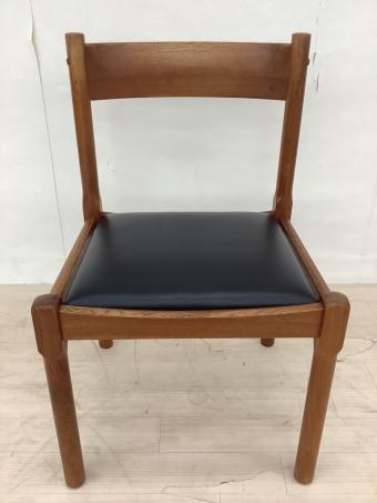 Hi-Land (ハイランド) ダイニングチェアー デンマーク製 ブラウン×ブラック