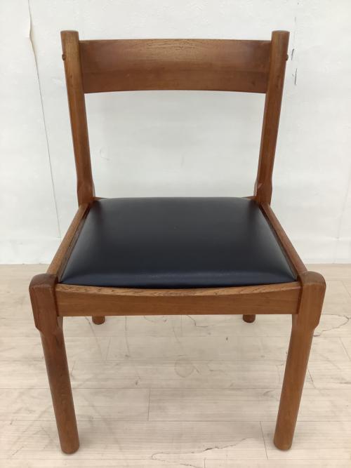 Hi-Land (ハイランド) ダイニングチェアー デンマーク製 ブラウン×ブラック