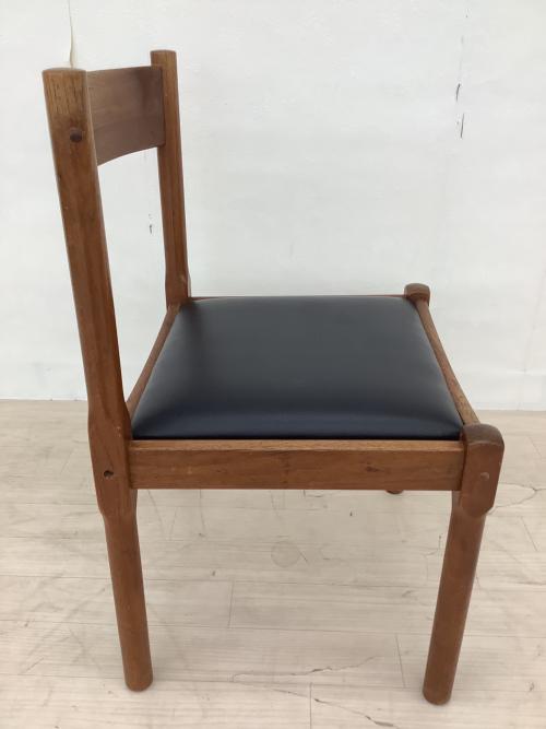 Hi-Land (ハイランド) ダイニングチェアー デンマーク製 ブラウン×ブラック