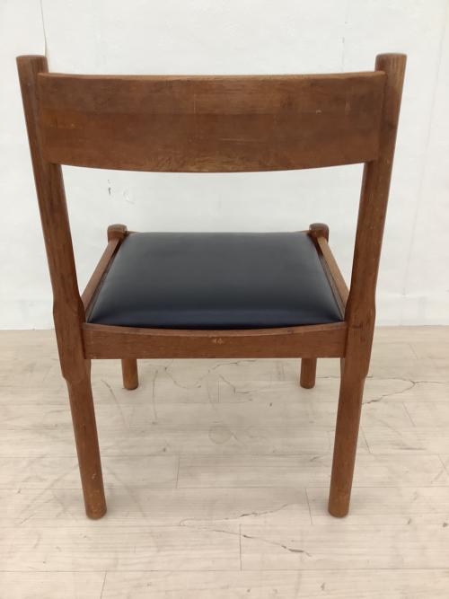 Hi-Land (ハイランド) ダイニングチェアー デンマーク製 ブラウン×ブラック