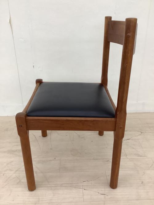 Hi-Land (ハイランド) ダイニングチェアー デンマーク製 ブラウン×ブラック