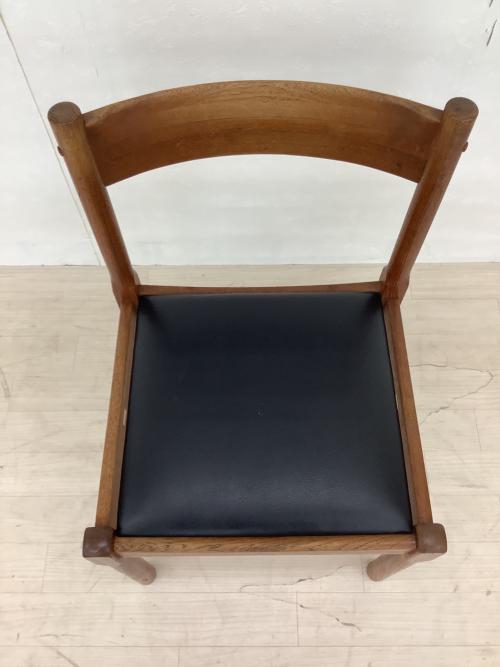 Hi-Land (ハイランド) ダイニングチェアー デンマーク製 ブラウン×ブラック