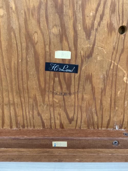 Hi-Land (ハイランド) ダイニングチェアー デンマーク製 ブラウン×ブラック