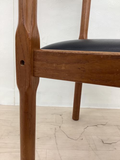 Hi-Land (ハイランド) ダイニングチェアー デンマーク製 ブラウン×ブラック