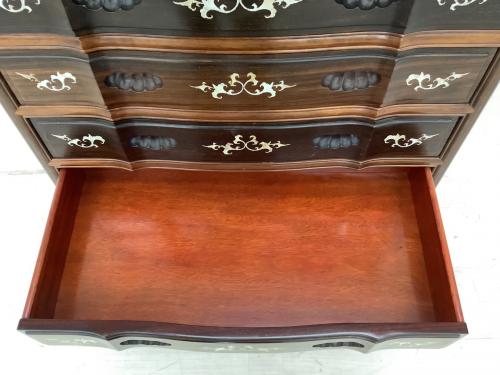 象嵌細工チェスト ブラウン