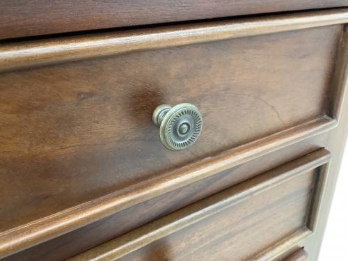 PasarRaya ドレッサーデスク80＆サイドチェスト3Dセット dk-028-kk360 ブラウン ARNO