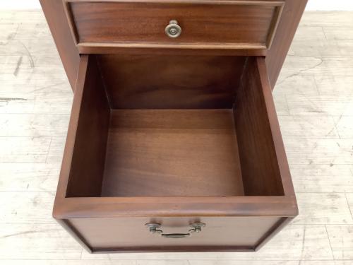 PasarRaya ドレッサーデスク80＆サイドチェスト3Dセット dk-028-kk360 ブラウン ARNO