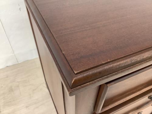 PasarRaya ドレッサーデスク80＆サイドチェスト3Dセット dk-028-kk360 ブラウン ARNO