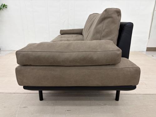 aosta (アオスタ) 3人掛けソファー チャコールグレー