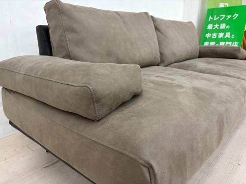 aosta (アオスタ) 3人掛けソファー チャコールグレー