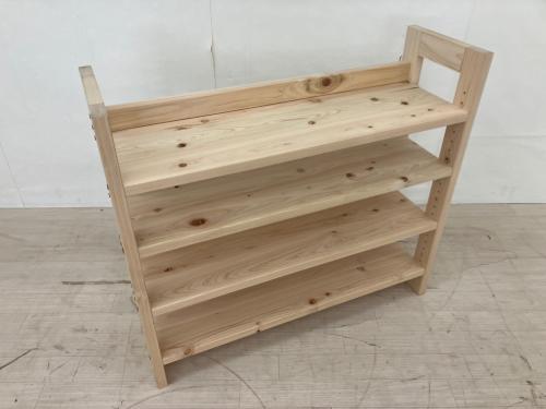 dinos (ディノス) 本棚 国産檜頑丈本棚オープン幅100高89