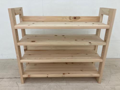 dinos (ディノス) 本棚 国産檜頑丈本棚オープン幅100高89