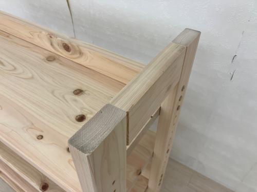 dinos (ディノス) 本棚 国産檜頑丈本棚オープン幅100高89