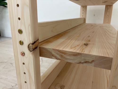 dinos (ディノス) 本棚 国産檜頑丈本棚オープン幅100高89