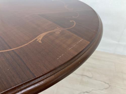 dinos (ディノス) ローテーブル イタリアオーバルテーブル１００ ダークブラウン