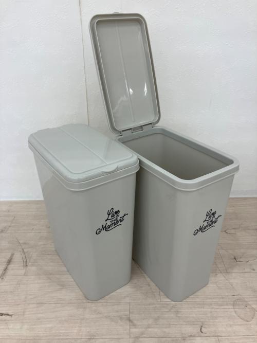 dinos (ディノス) ワゴン ステンレス作業台ワゴンダスト２分別 シルバー